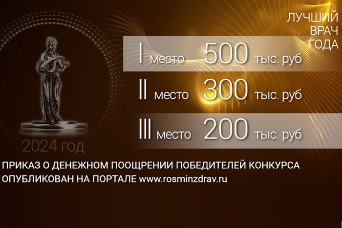 Стартовали Всероссийский конкурс врачей и специалистов с высшим немедицинским образованием и Всероссийский конкурс «Лучший специалист со средним медицинским и фармацевтическим образованием» 2024 года