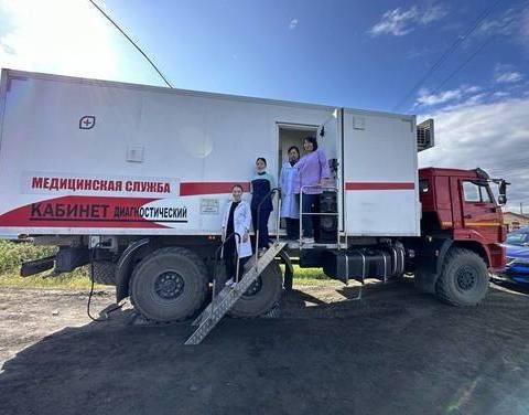 Жители Верхоянского района проверили свое здоровье на выездном мобильном комплексе